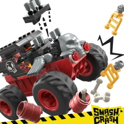 Mega Hot Wheels Monster Trucks Bone Shaker Crush  Course
