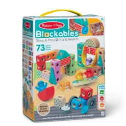 Melissa & Doug Blockables Town Play Set (73pc)