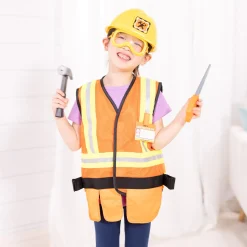 Melissa & Doug Construction Worker Role Play  Costume Set