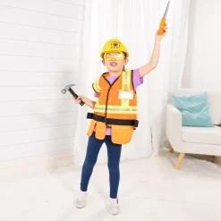 Melissa & Doug Construction Worker Role Play  Costume Set