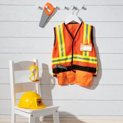 Melissa & Doug Construction Worker Role Play  Costume Set