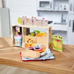 Melissa & Doug Wooden Slice & Stack Sandwich  Counter