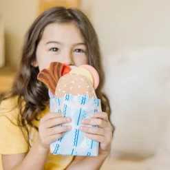 Melissa & Doug Wooden Slice & Stack Sandwich  Counter