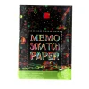 Memo Papier Scratch A4 50 Vel+2 Pennen