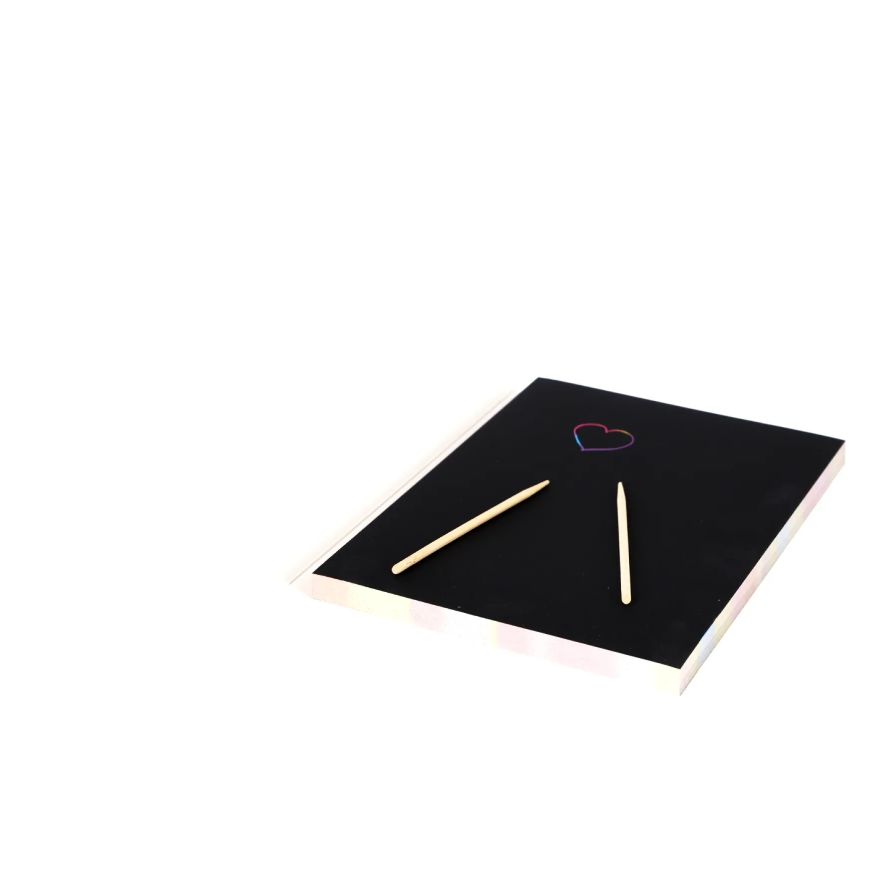 Memo Papier Scratch A4 50 Vel+2 Pennen