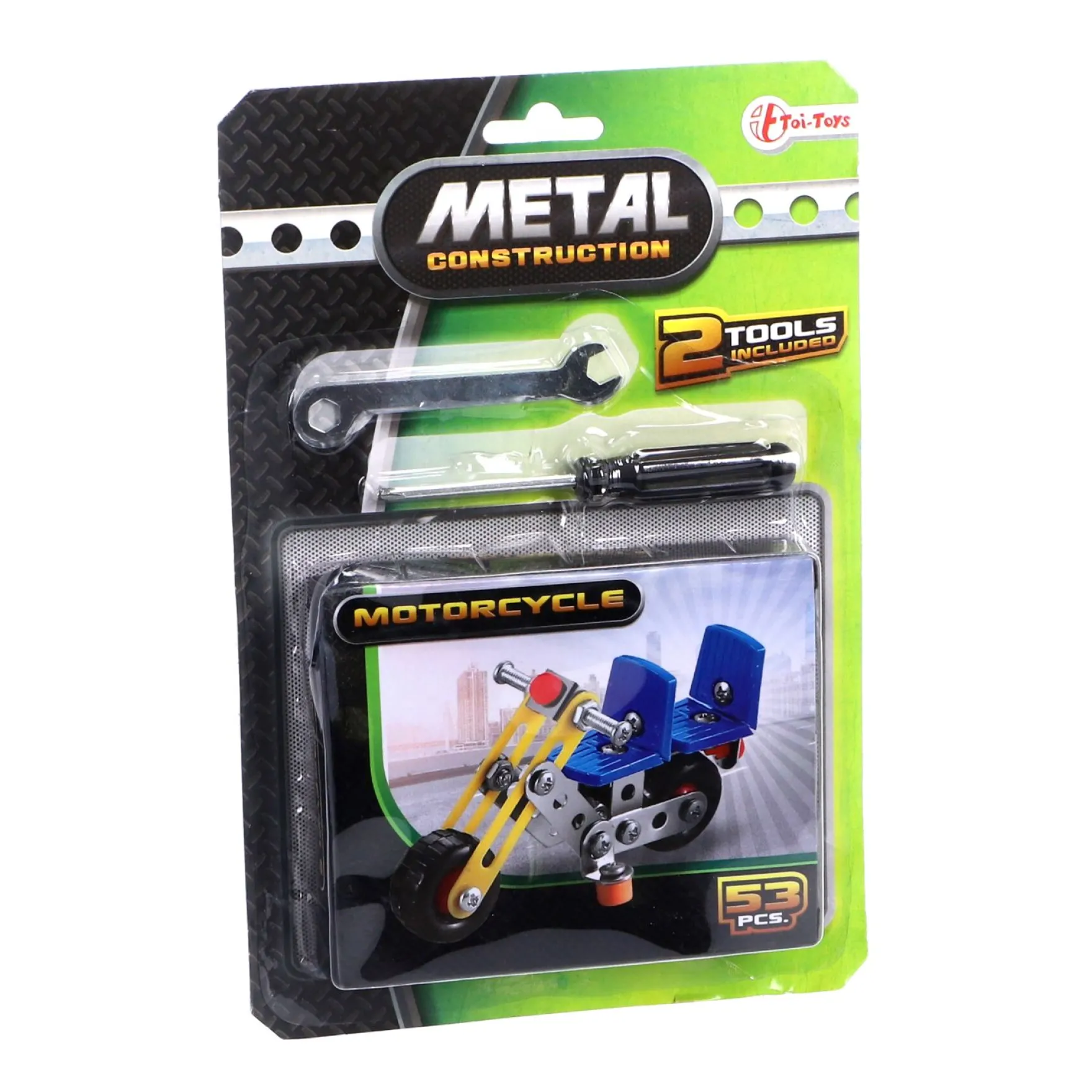 Metal 3D set contructie voertuig 3 assorti