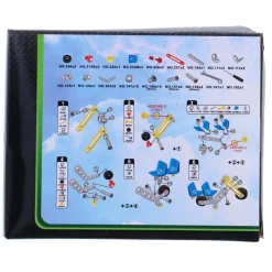 Metal 3D set contructie voertuig 3 assorti