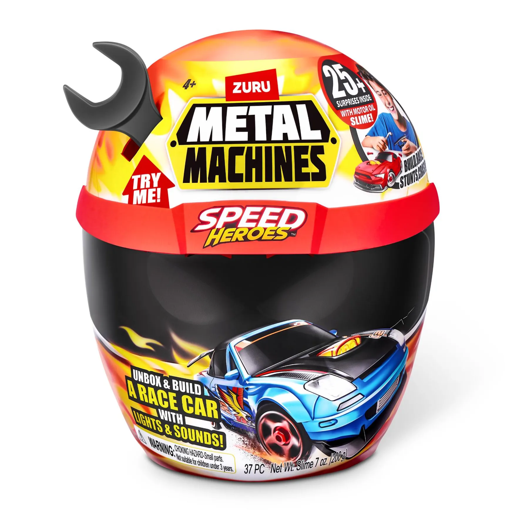 Metal machines helm speelset met 2 auto's