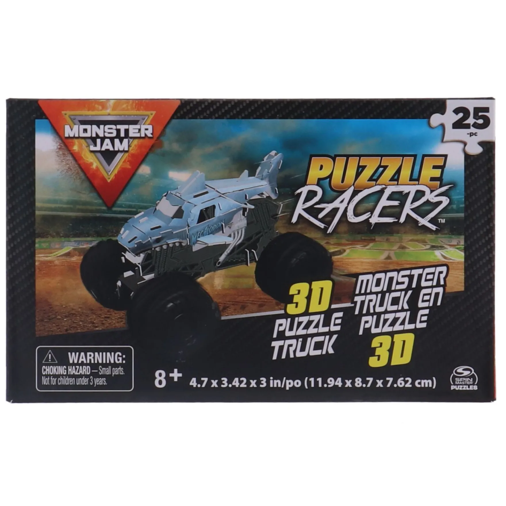 Monster Jam Puzzle Racers Assorti Pk 4