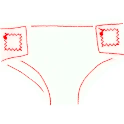 My beautiful dollsroom Poppenluiers Stof Op  Kaart 2 Stuks