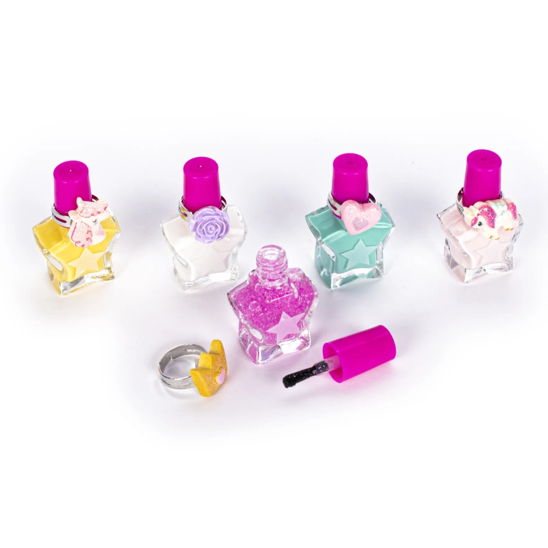 Nagellak met verstelbare ringset