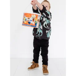 Nijn blokkenton hout 50-delig