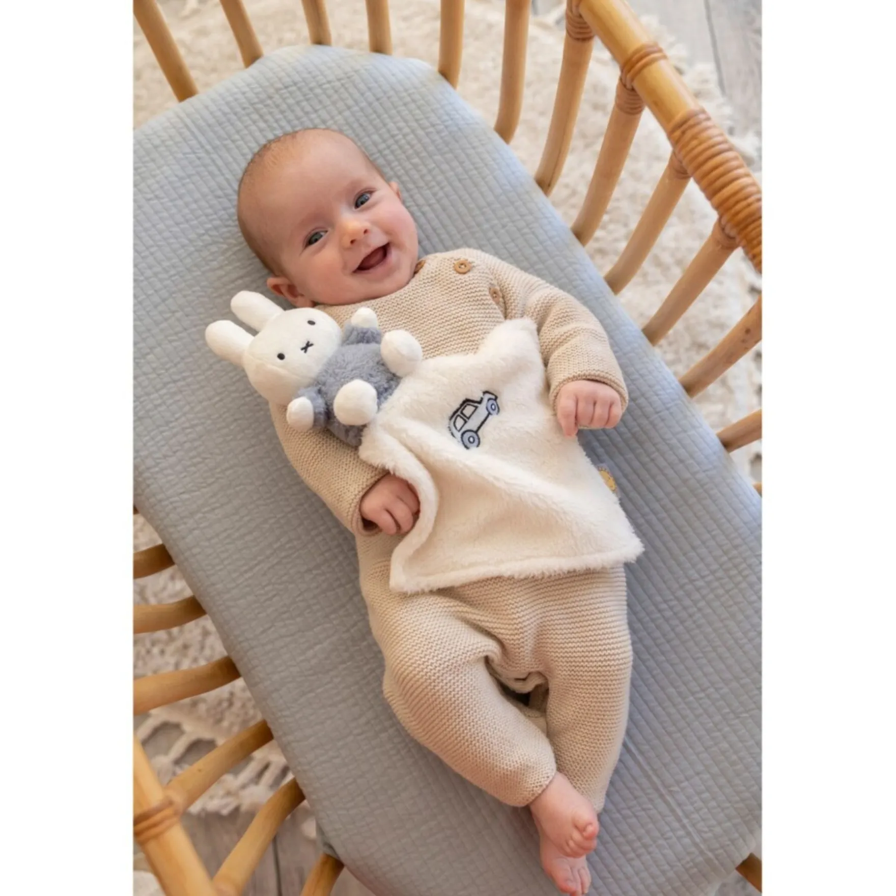 Nijntje Knuffeldoekje Fluffy Blue