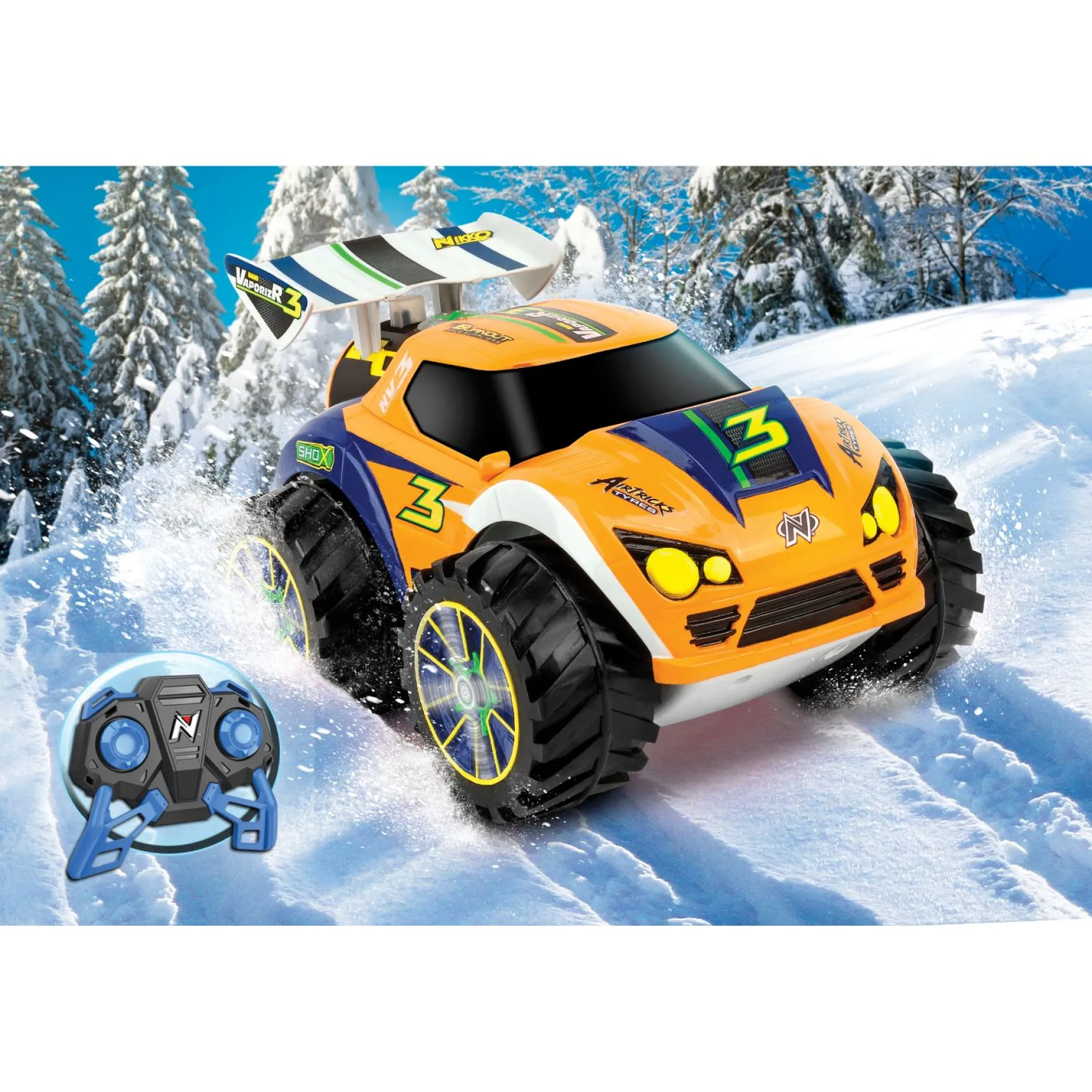 Nikko Radiografisch Bestuurbare Auto Vaporizr Nano 3 Oranje