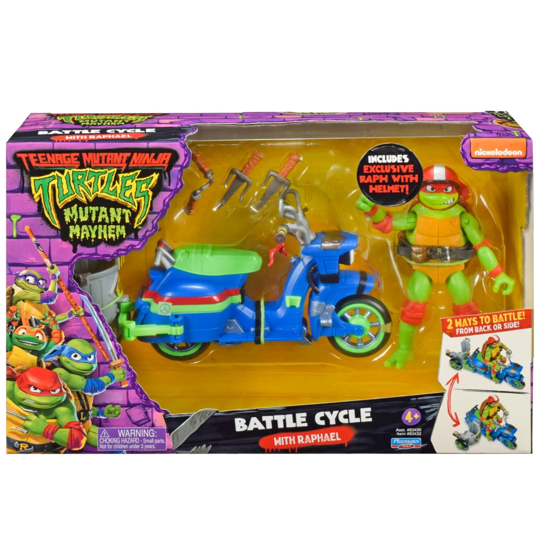 Ninja Turtles Movie Voertuig met figuren Assorti