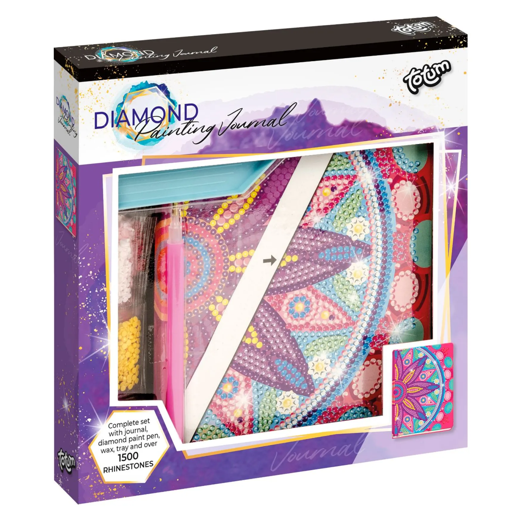 Notitieboek Diamond Painting Bloem Totum