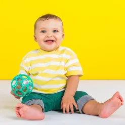 Oball Rattle easy grip groen