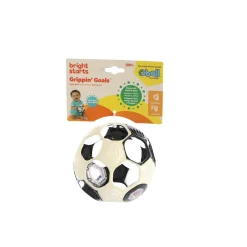 Oball Rattle voetbal zwart/wit
