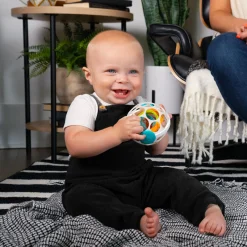 Oball Spinner Rattle wit/groen