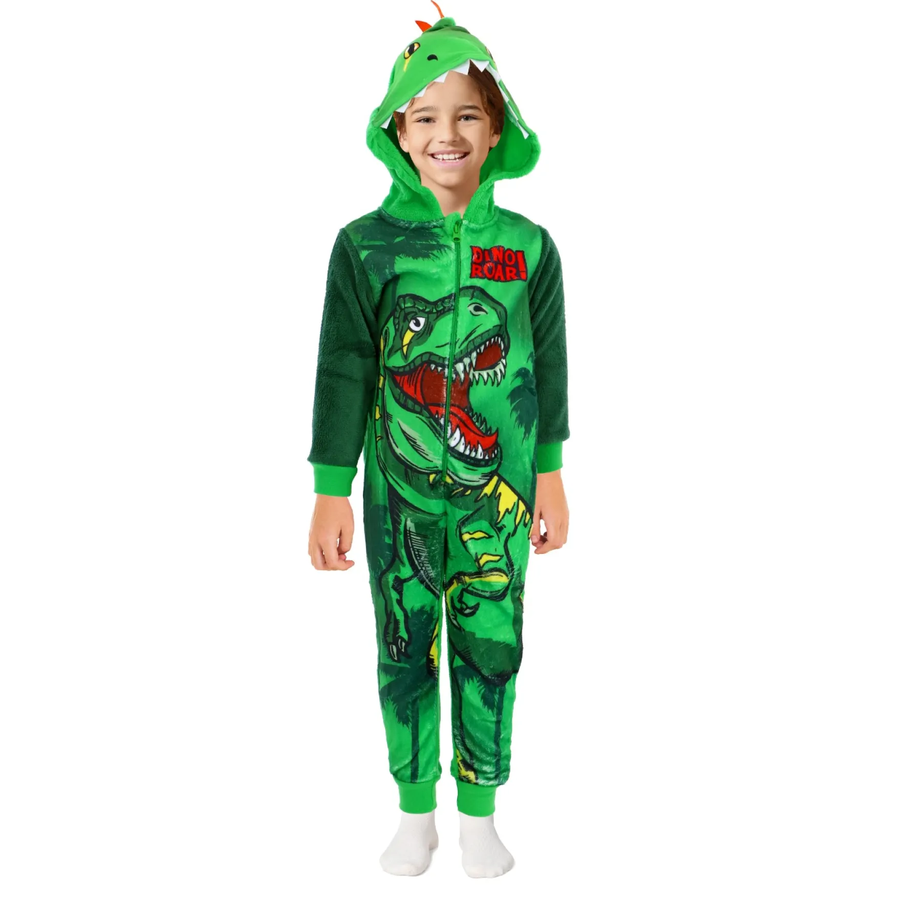 Onesie dino roar maat 110-116