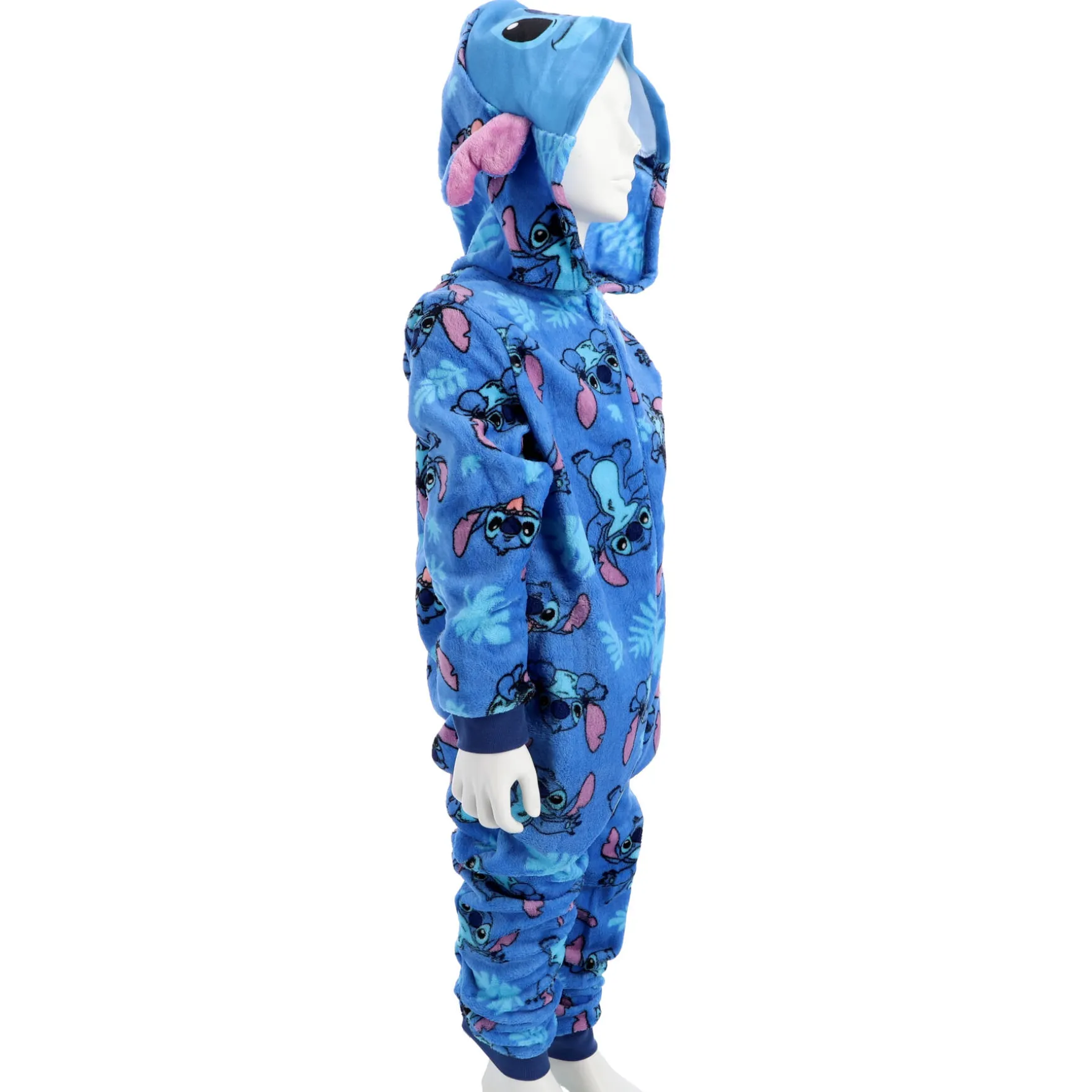 Onesie lilo & stitch blauw maat 98-104