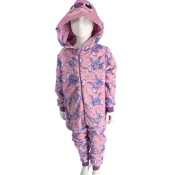 Onesie lilo & stitch roze maat 110-116