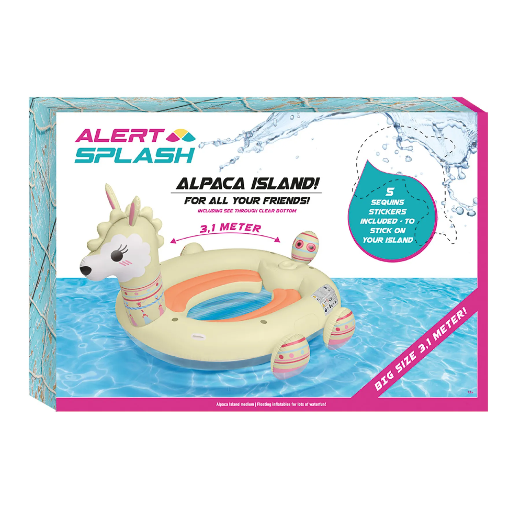 Opblaaseiland Alpaca 310X270X175 Cm