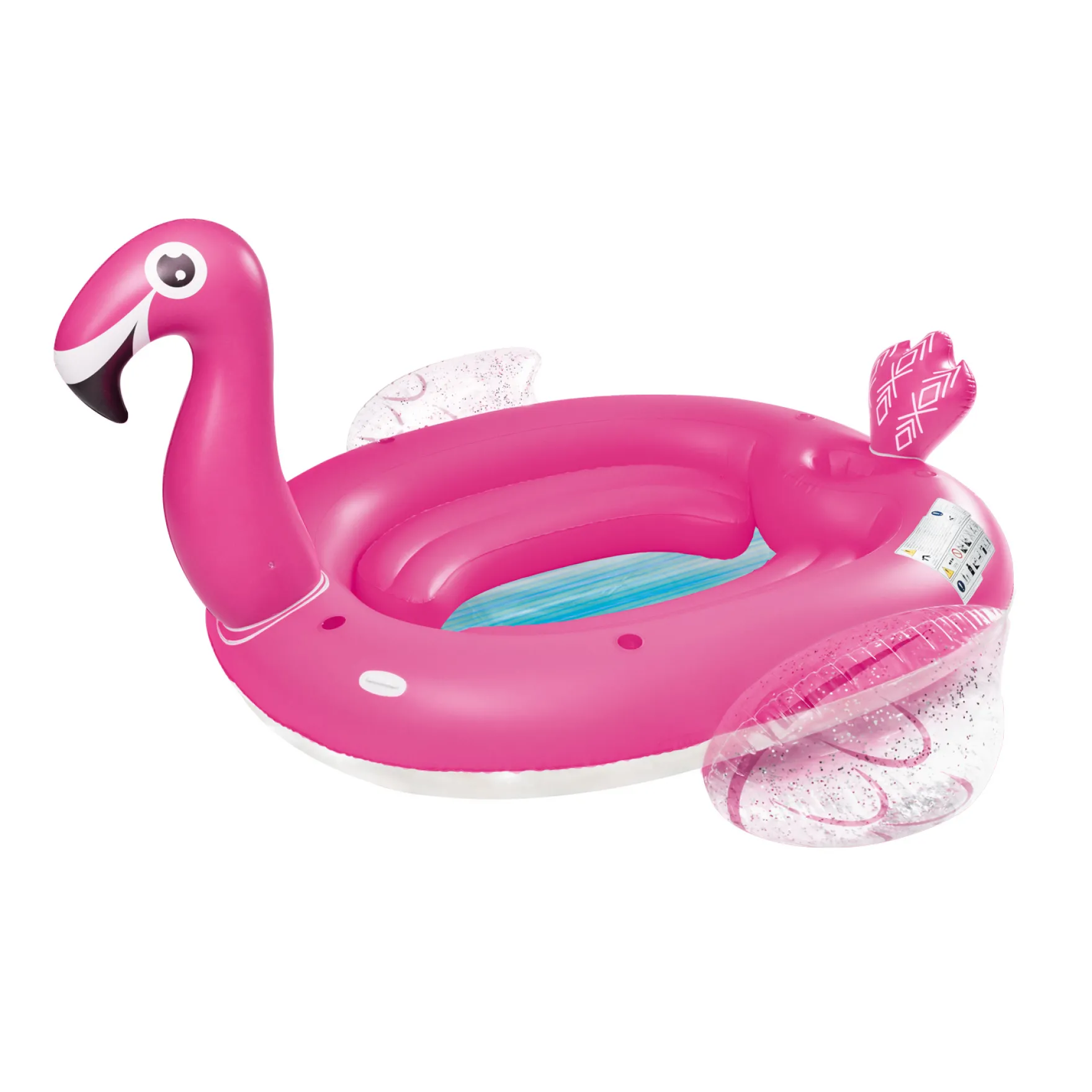 Opblaaseiland Flamingo 310X270X175 Cm