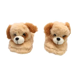 Pantoffels pluche hond kids maat 28-30