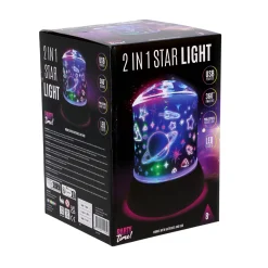 Party Time LED 2 in 1 starlight met zwarte voet