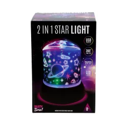 Party Time LED 2 in 1 starlight met zwarte voet