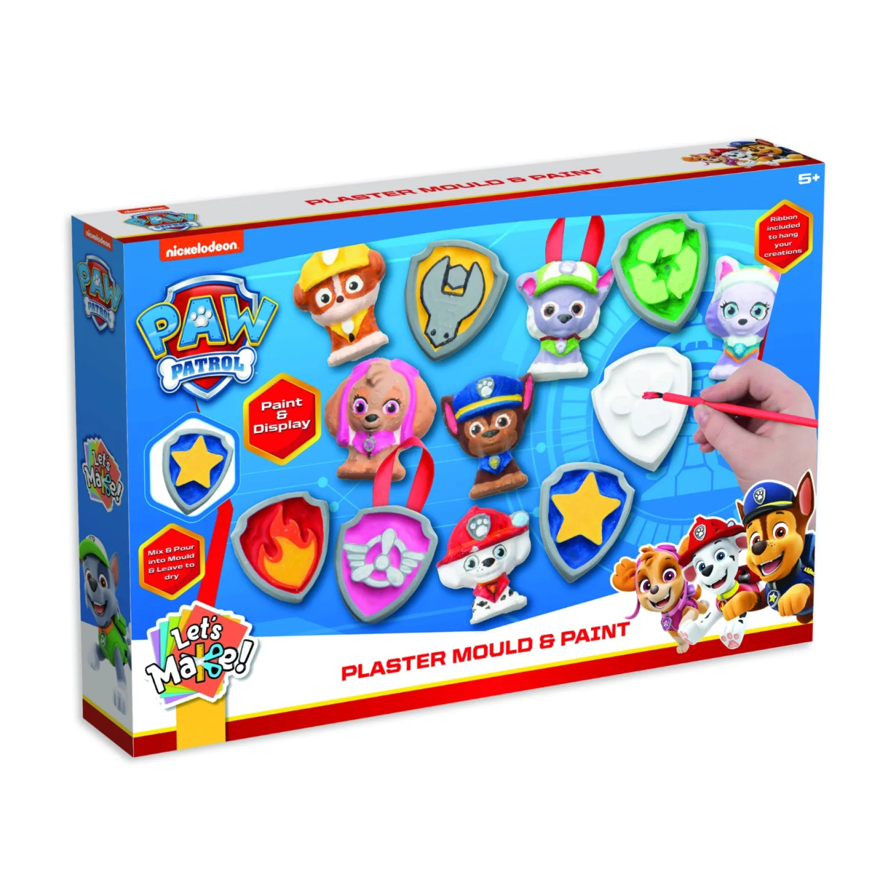 Paw Patrol gips gieten en verven