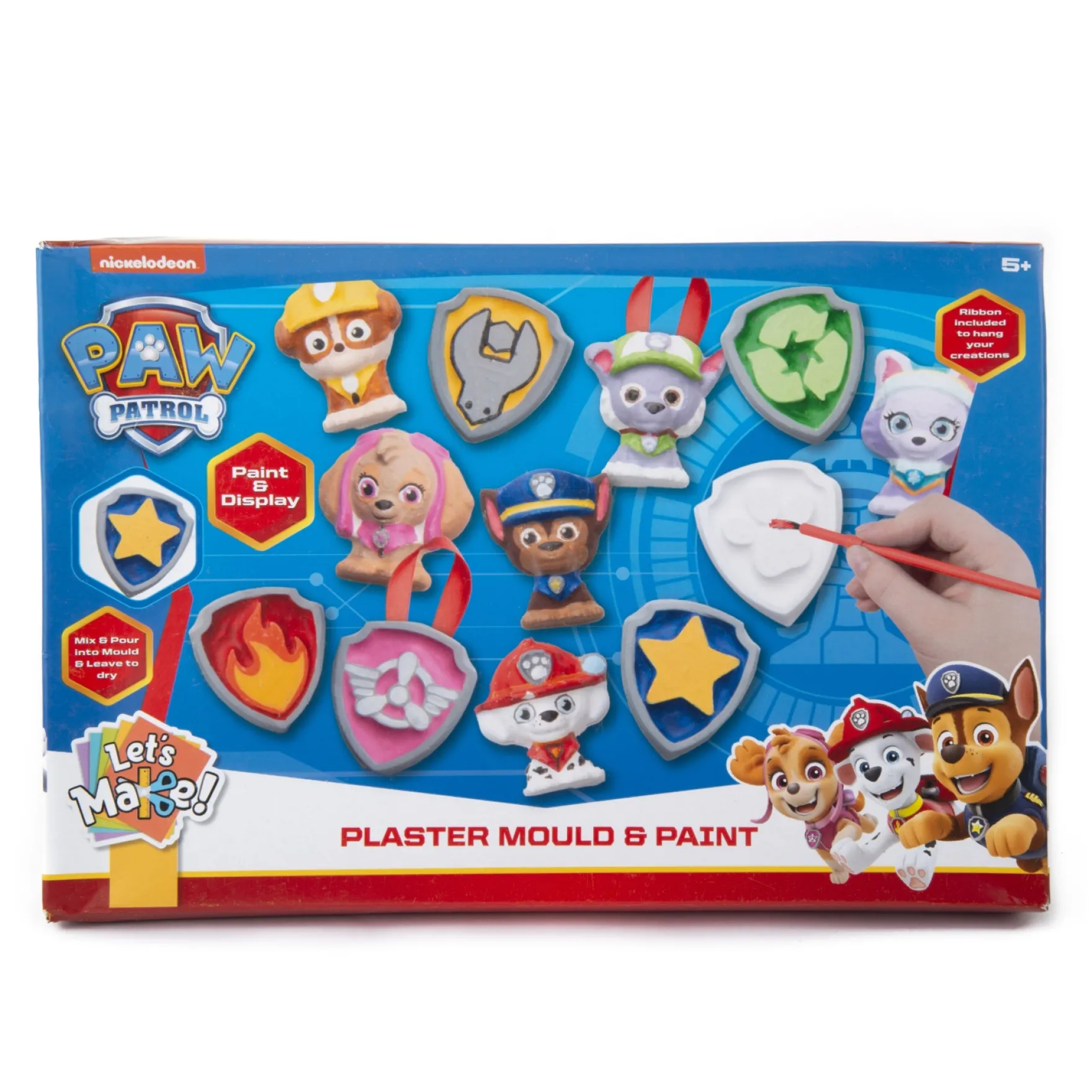 Paw Patrol gips gieten en verven