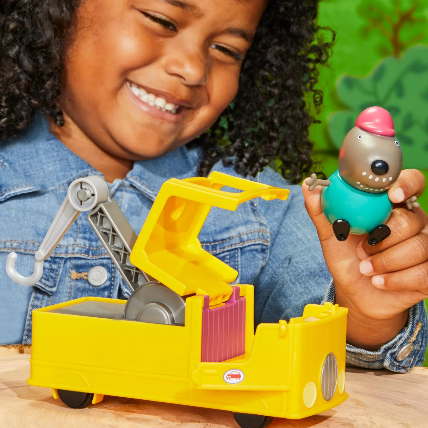 Peppa Grandad Dogs Takelwagen