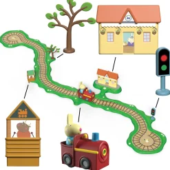 Peppa Whizz Around clickety clack trein set