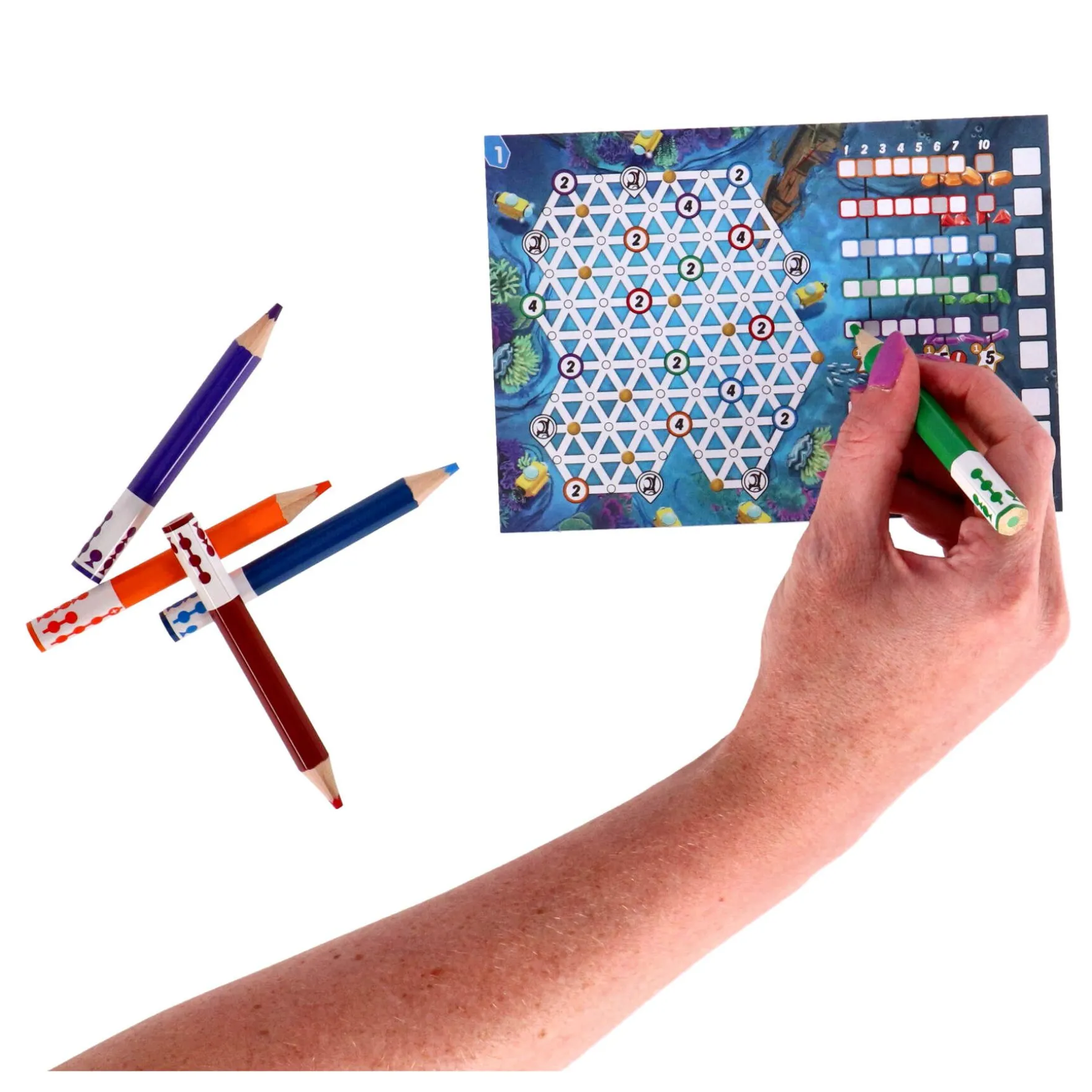 Pick a Pen Reefs - Dobbelspel