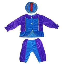 Pietenpak Paars/Blauw 110-116 Cm