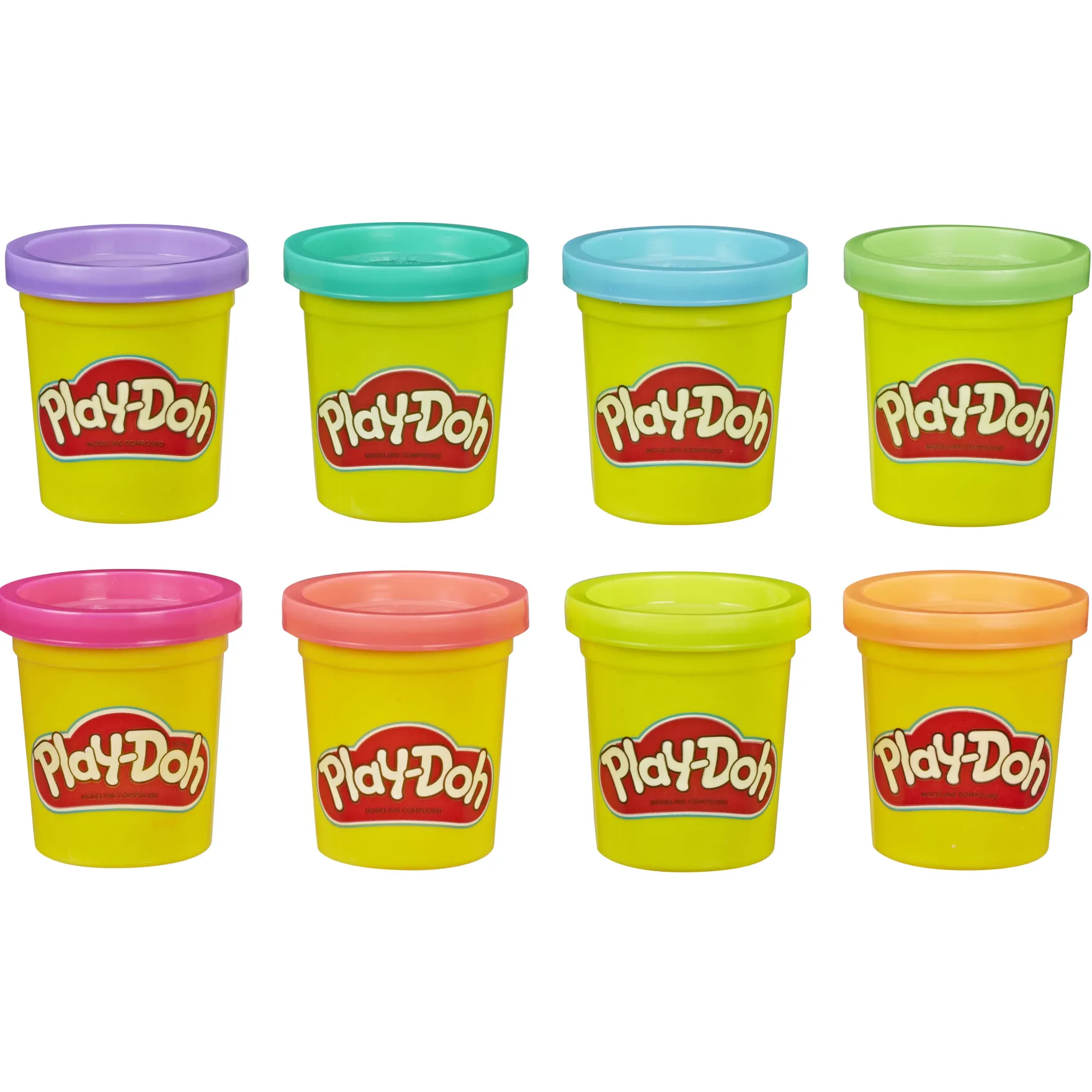 Play-Doh 8 Pack Regenboog Asst