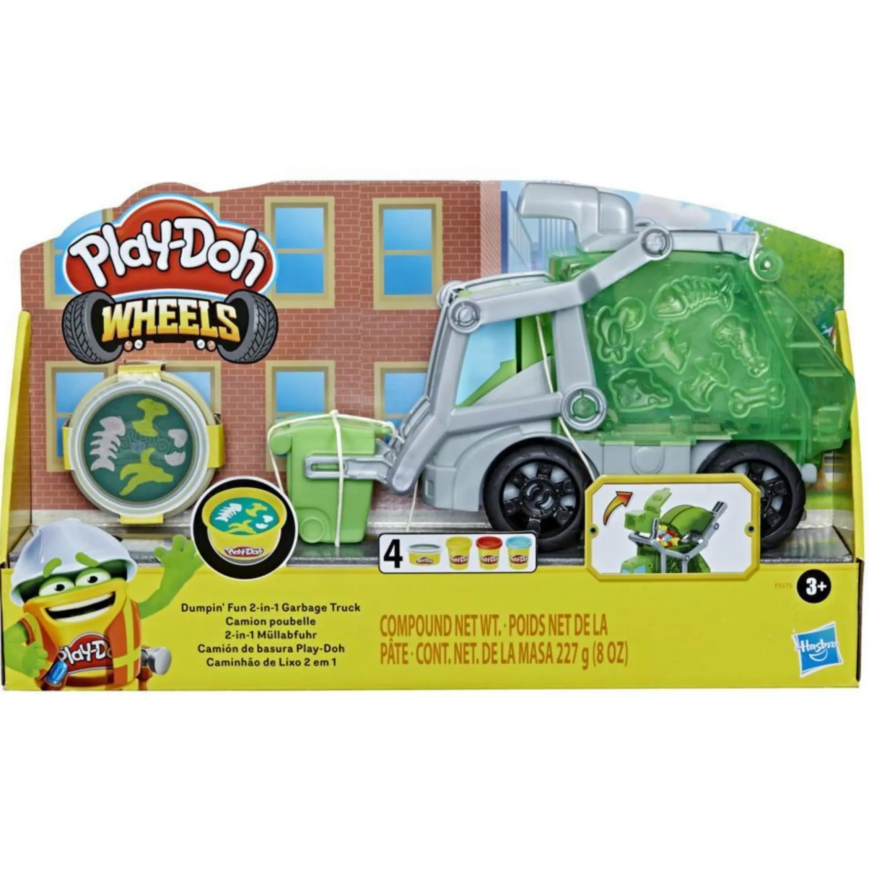 PlayDoh Dumpin Fun 2 In 1 Garbage Truck