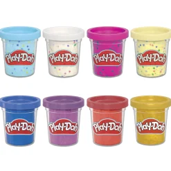 Playdoh 4-pack speciale kleuren asst new