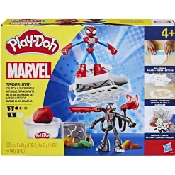 Play-Doh Spiderman Launch And Slice Battle
