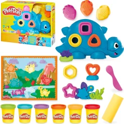 Play-Doh vormen en kleuren dino