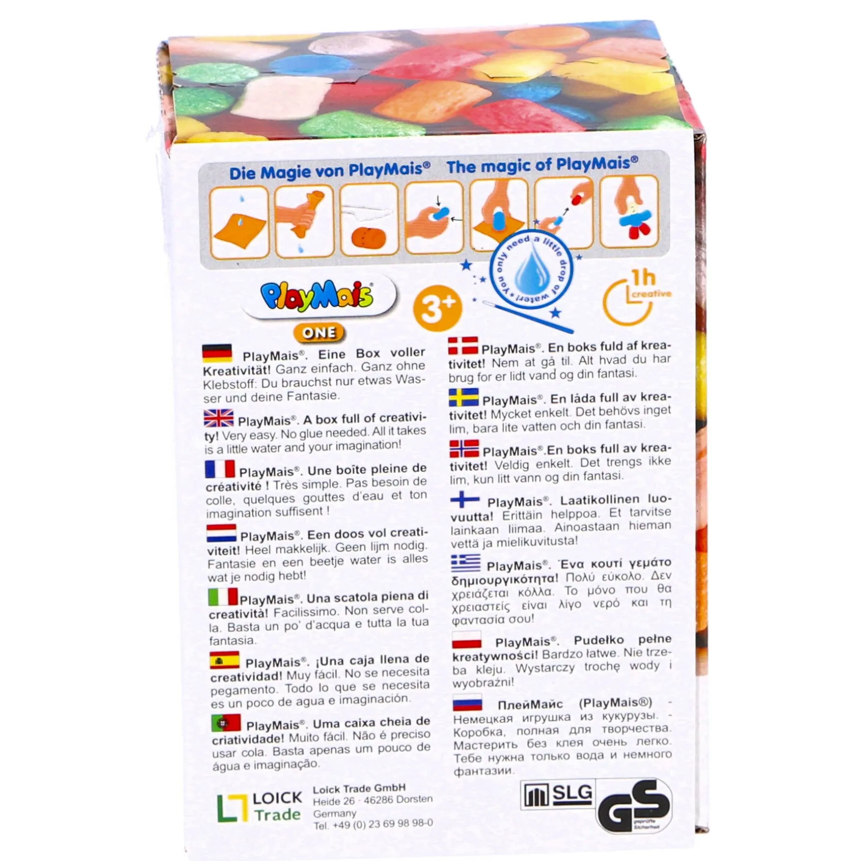 Playmais one dinosaurus