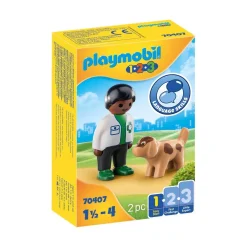 Playmobil 70407 123 Dierenarts Met Hond