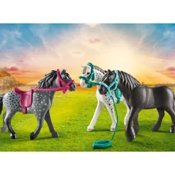 Playmobil 70999 3 Paarden Het Friese Paard De   Knabstrupper En De Andalusiër