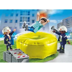 Playmobil 71465 Action Heroes Brandweerlieden Met  Luchtkussens