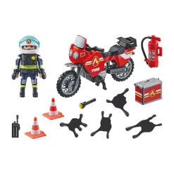 Playmobil 71466 Action Heroes Brandweer Op De  Plaats Van Het Ongeval
