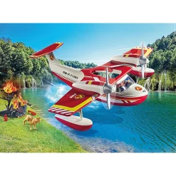 Playmobil 71463 Action Heroes Brandweervliegtuig Met Blusfunctie