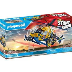 Playmobil 70833 Air Stuntshow Filmploeg Helikopter
