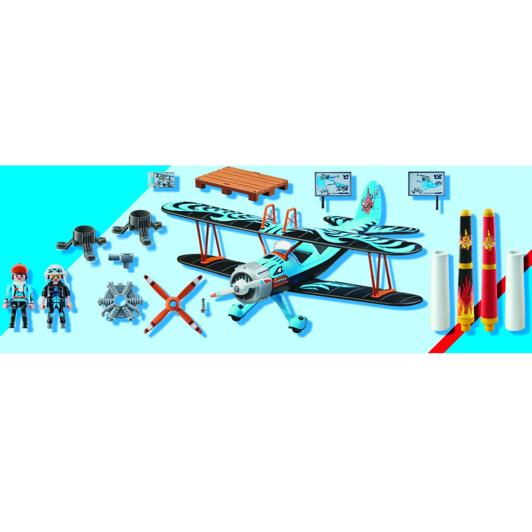 Playmobil 70831 Air Stuntshow Dubbeldekker